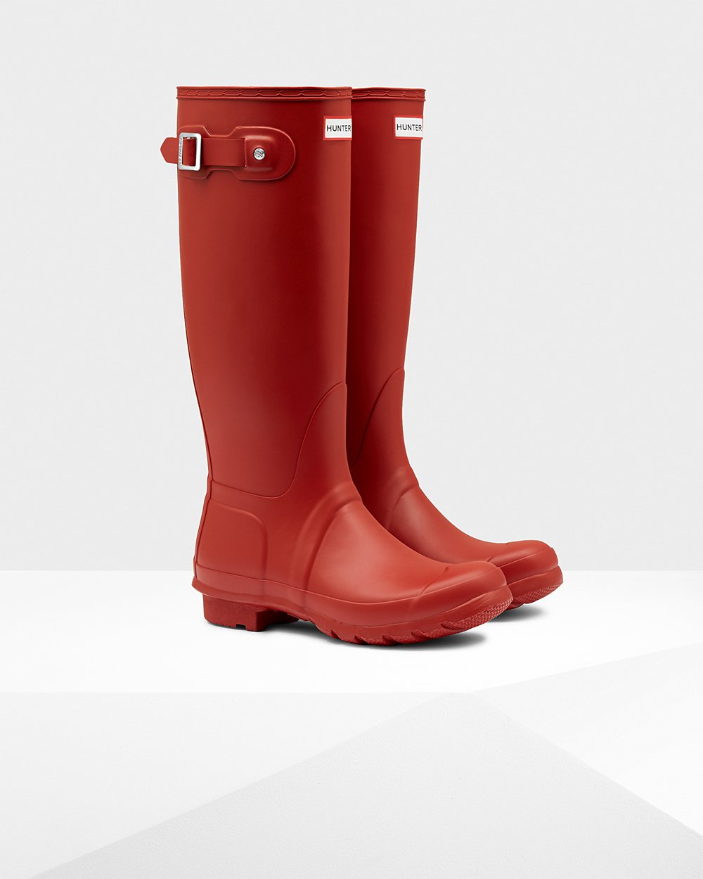 Women Hunter Original | Tall Rain Boots Red | NZ-47089-HLNR